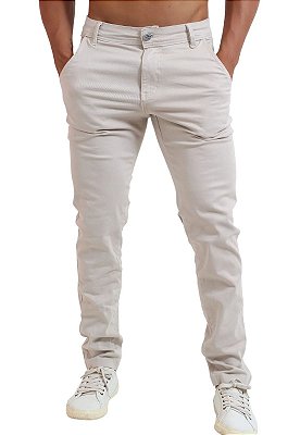Calça Chino Esporte Fino Off White