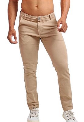 Calça Chino Esporte Fino Bege