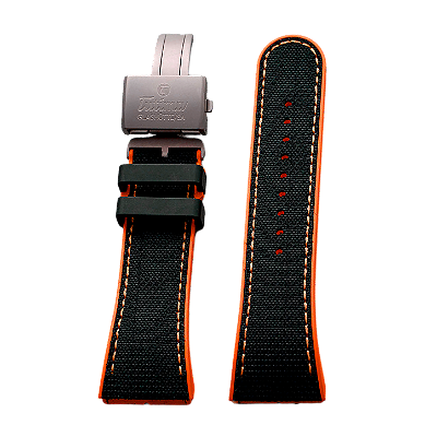 Tutima Glashütte Pulseira Híbrida (Seven Seas Titânio 44mm)