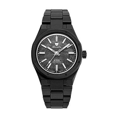 Nivada Grechen F77 Black Ceramic Meteorite