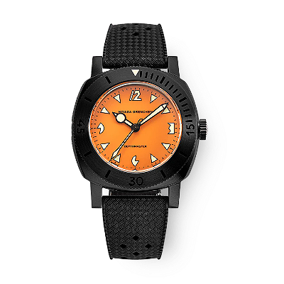 Nivada Grenchen Depthmaster Black Pumpkin