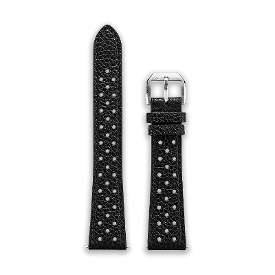 Nivada Grenchen Pulseira Racing Couro 18mm (Antarctic 35)