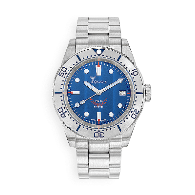Squale 1545 Steel Blue Bracelet