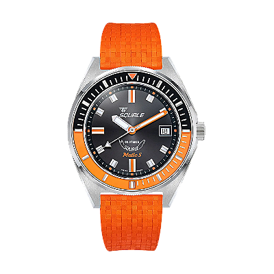 Squale Matic S Orange Mosaic