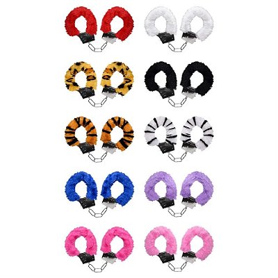 Algemas Do Amor Metal Com Pelúcia