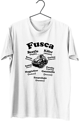 Camiseta Fusca pelo mundo - Mod. 2