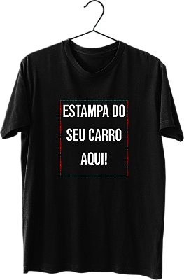 Camiseta Personalizada - Seu carro na estampa!