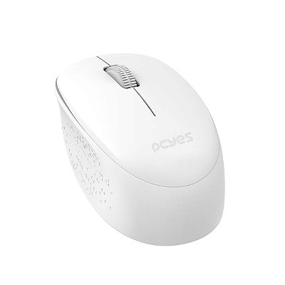 Mouse Sem Fio Mover White 1600Dpi - Wireless 2.4Ghz - Silent Click - Pmmwscw