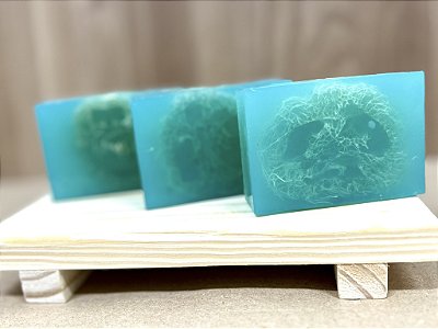 SABONETE ARTESANAL ESFOLIANTE - ALGAS MARINHAS -  100G