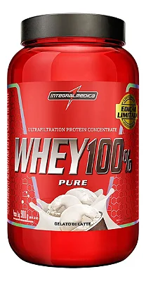 Whey 100% Pure Pote 900g Gelato Di Latte Integralmedica