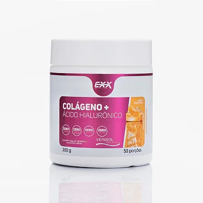 Colageno + Acido Hialuronico 200g - Exx Nutrition - Tangerina