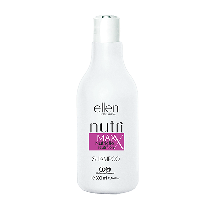 Shampoo Nutrição MAXX ellen Professional - 300ml