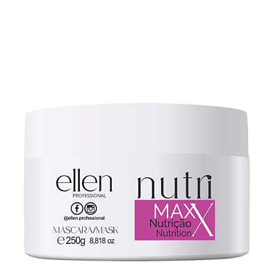 Máscara de Nutrição MAXX ellen Professional 300g