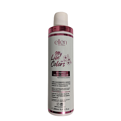 Shampoo Restaurador My Life in Colors ellen Professional -300g
