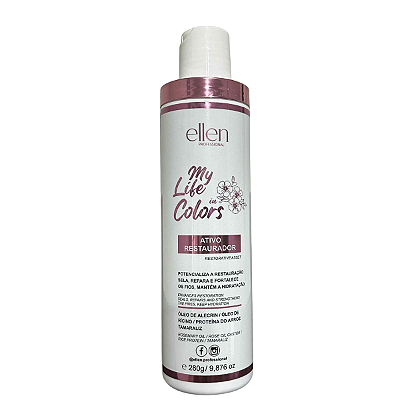 Ativo Restaurador My Life in Colors ellen Professional - Pós Química - 300ml