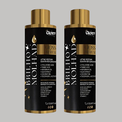 2 Definitivas 1L - Brilho Molhado | Lisa Glow Professional