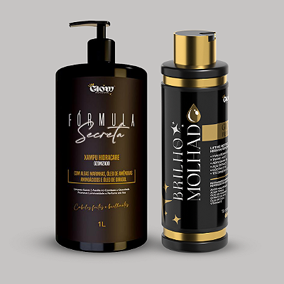 Xampu Fórmula Secreta + Definitiva Brilho Molhado | Lisa Glow