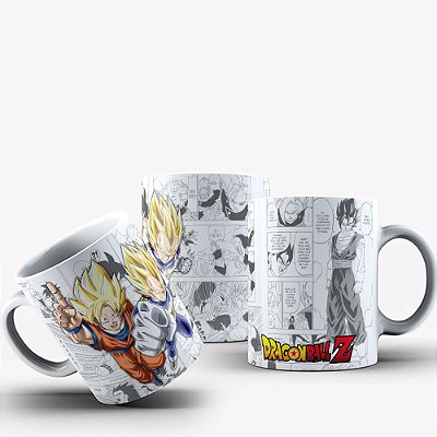 Caneca de Porcelana Anime Dragon Ball Z 325ml