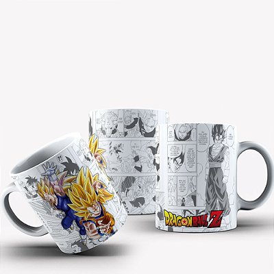 Caneca de Porcelana Anime Dragon Ball Z 325ml