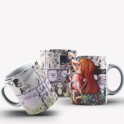 Caneca de Porcelana Anime One Piece 325ml