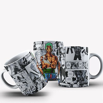 Caneca de Porcelana Anime One Piece 325ml