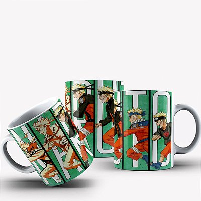 Caneca de Porcelana Anime Naruto 325ml