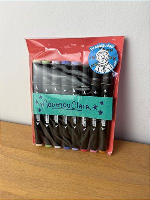 Kit Canetas 8 duo - CORES SORTIDAS