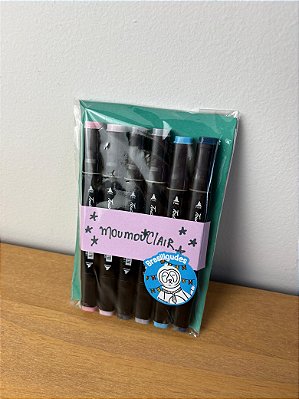 Kit 6 canetas touch - CORES SORTIDAS