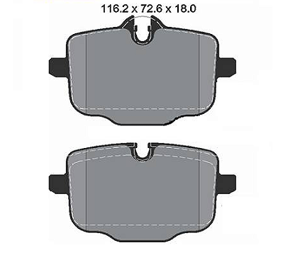 Pastilha de Freio Traseira BMW 5 530 i BMW 5 540 i X5 X6 X7 34216867175 - 34216890353 - 34216896975