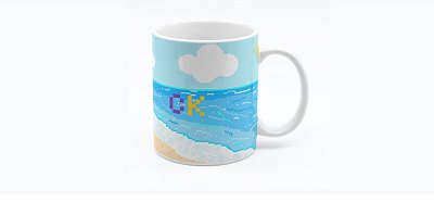 Caneca Paisagem Praiana by Arthur Daniel