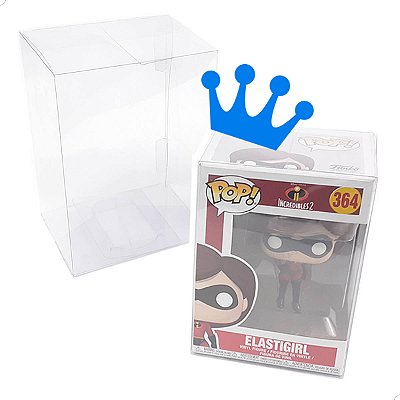Funkopop-1 (0,20mm) Caixa Protetora para FunkoPop 10cm Embalagem Padrão Bonecos Funkos Cabeçudos (10un)