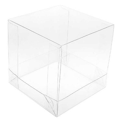 Caixa de Acetato PMB-8 Plástico (8.5 cm) (25un) Embalagem Transparente