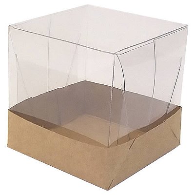 Caixa de Acetato PMB-6 Kraft (6 cm) (25un) Caixa para Embalagem