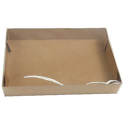 Caixa de Acetato KRP-16 KRAFT (18x12x3 cm) (25un) Caixinha de Acetato