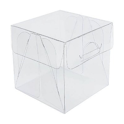 Caixa de Acetato PX-216 (4x4x4 cm) (25un) Embalagem de Plástico Transparente