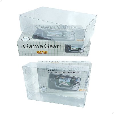 Console-3 (0,30mm) (1un) Caixa de Proteção CaixaBox Console Sega Game Gear TecToy Nacional Caixa Protetora para Console