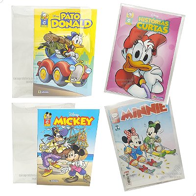 Pasta Protetora para Gibi em Quadrinhos (HQs), Gibi-1 (0,20mm) Capa Protetora para Gibi Formatinhos (10un)