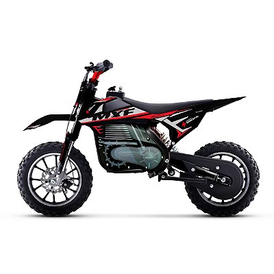 Mini Moto Elétrica Ferinha Mxf 36v 500w Motocross Vermelha