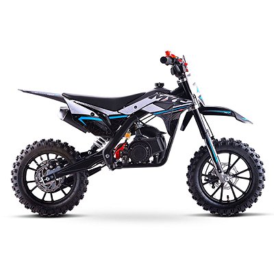 Mini Moto Ferinha 49cc Sem Partida Elétrica Azul