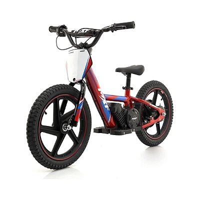 Bicicleta Elétrica Infantil E-Biker MXF Aro 16 Vermelha