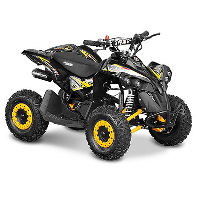 Quadriciclo Infantil MXF Thor 49 49cc Off-Road Amarelo