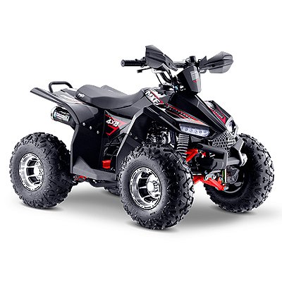 Quadriciclo Elétrico Infantil MXF Brave 110 500W Off-Road Vermelho