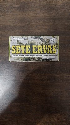 Incenso Sete Ervas – Contém 20 Pirâmides