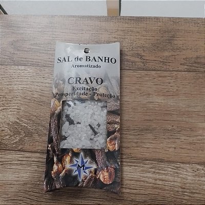 Sal Aromatizado de Banho com Cravo