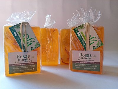 Sabonete Artesanal Rosas Amarelas