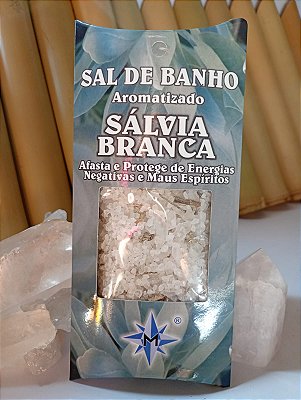 Sal de Banho Aromatizado - Sálvia Branca