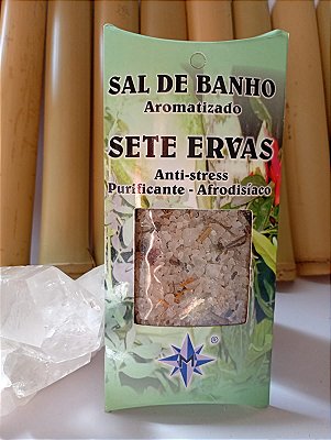 Sal de Banho Aromatizado - Sete Ervas