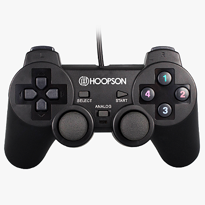 Joystick Hoopson VG-018 com Vibração Dual Shock