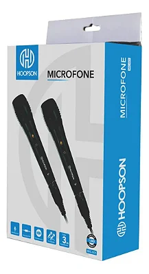 Microfone Hoopson MIC-001 - P10 com Cabo Removível de 3m