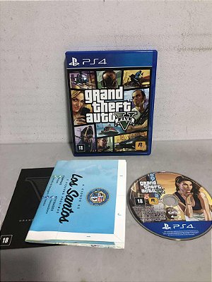 Grand Theft Auto V Nacional Com Mapa PS4